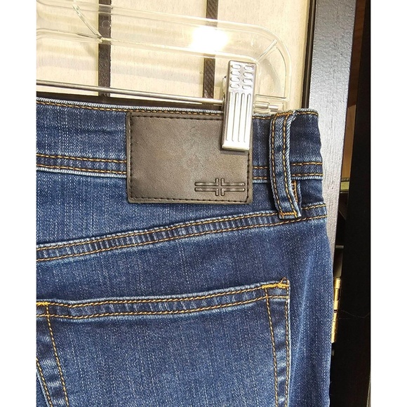 LIVERPOOL Mens Jeans Size 32x30 Dark Blue Slim Straight Five Pocket Classic - Picture 5 of 6